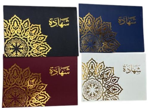 Picture of حافظة شهادة تقدير كرتون، ألوان متعددة A4 - موديل 23900-2