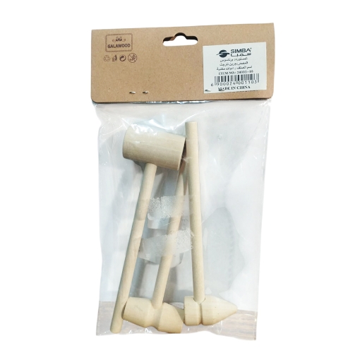 图片 Simba 木制教学活动工具套装，3件装，袋装 - 型号 24001-10