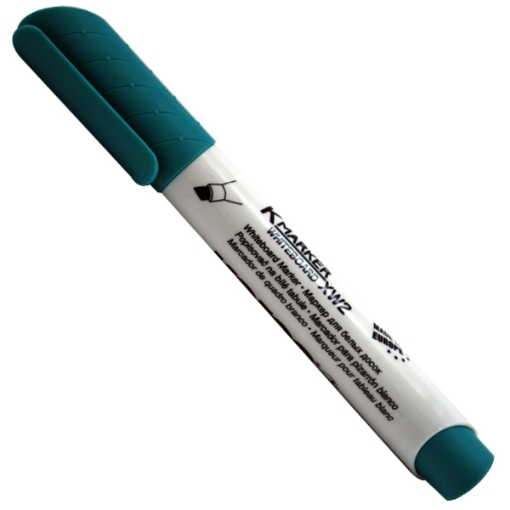 Bild von Whiteboard-Marker mit Schrägspitze Türkis – Kores Modell 20859