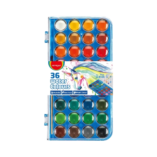 图片 水彩饼套装 36 色 - Keyroad 型号 KR972747