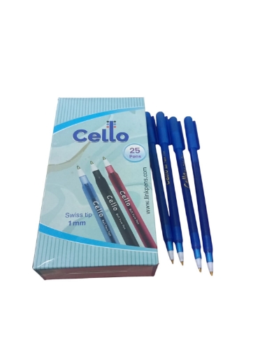Image de Stylo bille bleu, 0,7 mm – Cello