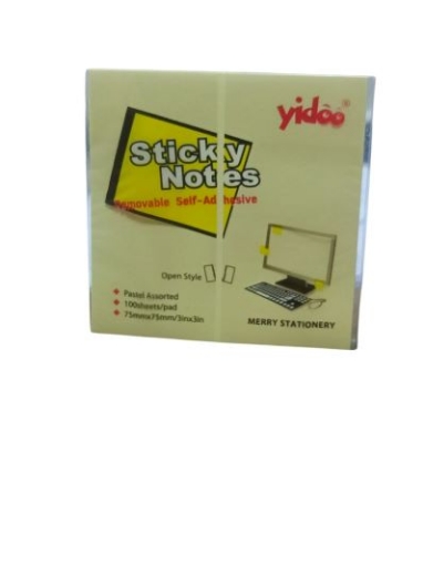 Picture of بوست ايت 4 لون، مقاس 75 × 75 مم 100 ورقة - يادوو موديل SN2644