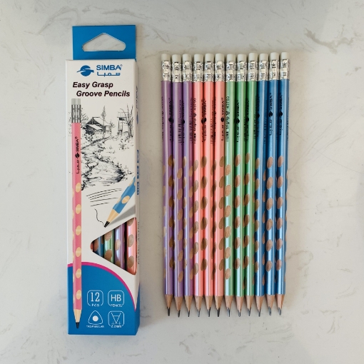 Image de Crayon HB 2,2 mm, avec gomme et zone antidérapante – Simba Modèle 43750